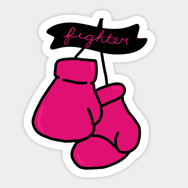 Fighter Sticker by maddie55meadows